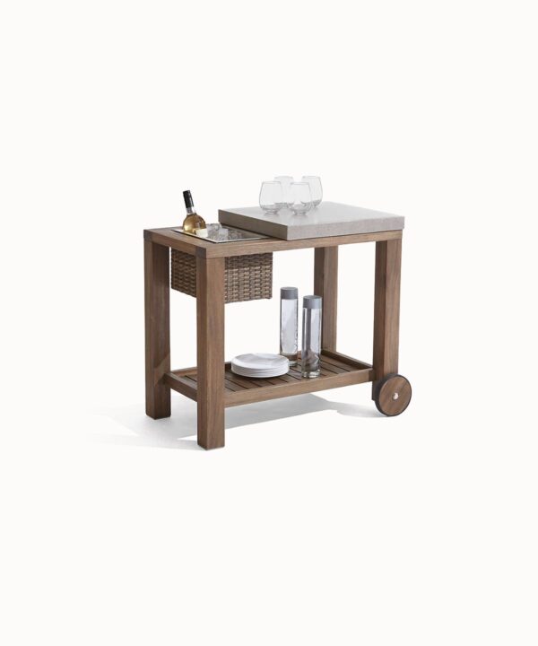 Abaco Outdoor Bar Cart – Image 2