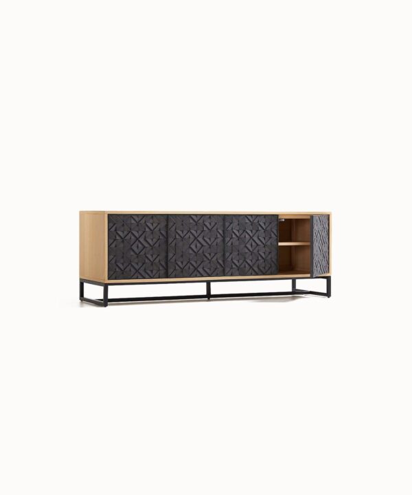 Renard Carved Media Console – Image 2